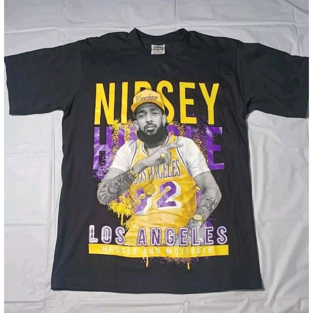 Nipsey Hussle Los Angeles T-shirt Hip Hop Rap pop Fashion unisex Medium